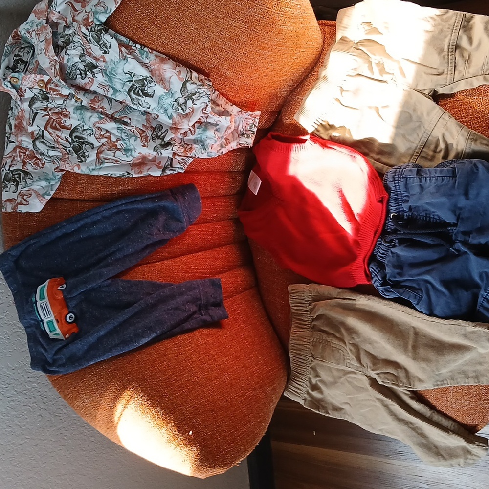 Baby bundle, 6 Piece Set of Pants, Shorts, Vest - Picture 8 of 8